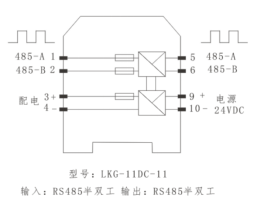 Rs485半雙工數(shù)字信號(hào)LKG-11DC-11(圖2)