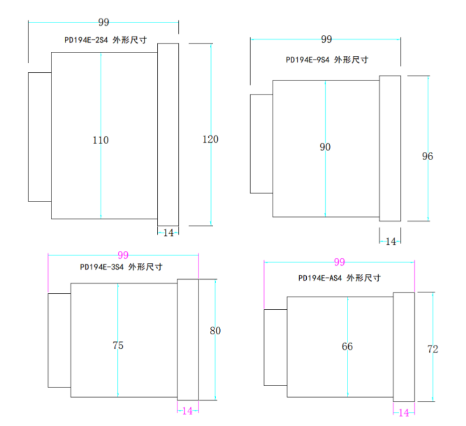 三相數(shù)顯多功能電力儀表(圖3)